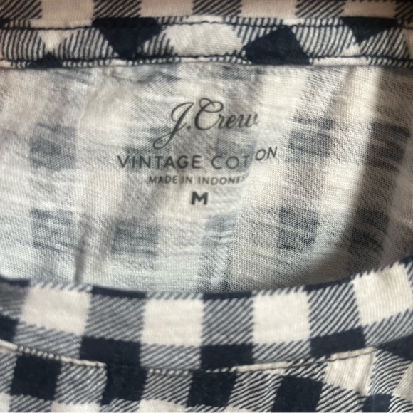 J. Crew gingham t shirt - Picture 4 of 4